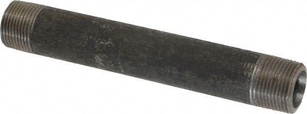 Black Pipe Nipple: 3/4