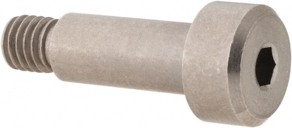 Shoulder Screw: 6 mm Shoulder Dia, 14 mm Shoulder Length, M5x0.80, 6.3 mm Thread Length, 18-8 & 303, Stainless Steel, Hex Socket MPN:MSCB393-9 MOD