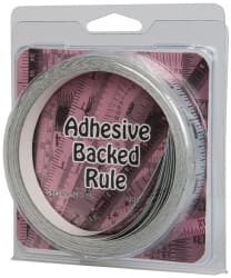 24 Ft. Long x 1/2 Inch Wide, 1/16 Inch Graduation, Silver, Mylar Adhesive Tape Measure MPN:FN-S288L-TC
