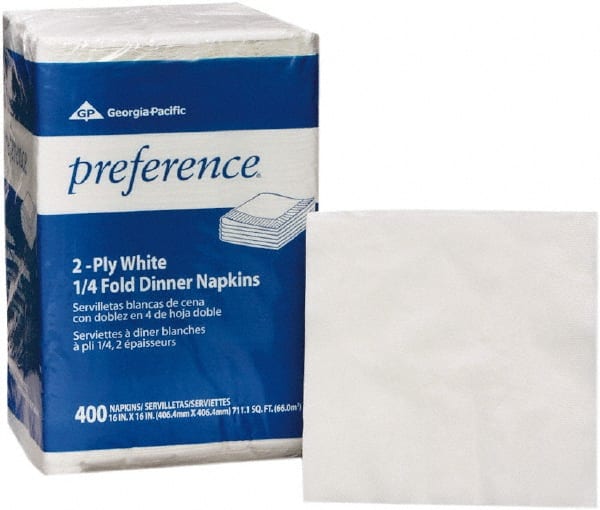 Dixie 1/4-Fold 2-Ply Dinner Napkin, 16