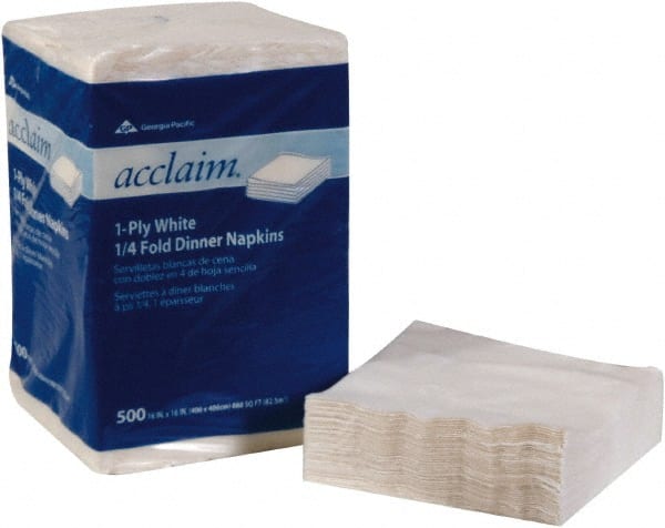 Dixie 1/4-Fold 1-Ply Dinner Napkin (Previously Acclaim), 16
