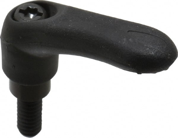 Adjustable Clamping Handle: 1/4-20 Thread, 0.39