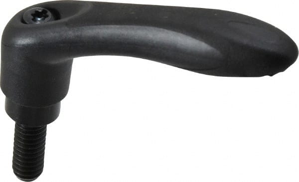 Adjustable Clamping Handle: 5/16-18 Thread, 0.53