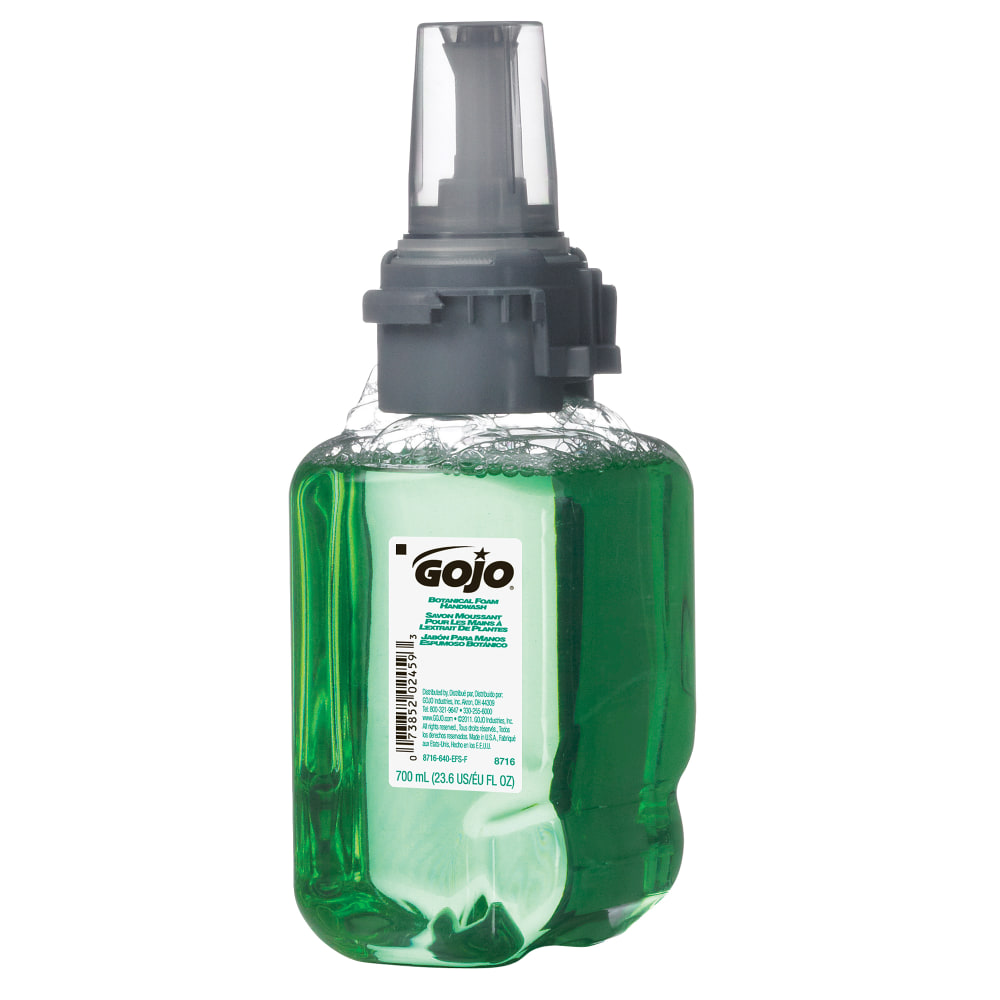 GOJO ADX-7 Foam Hand Wash Soap, Botanical Scent, 23.6 Oz Refill (Min Order Qty 4) MPN:8716-04