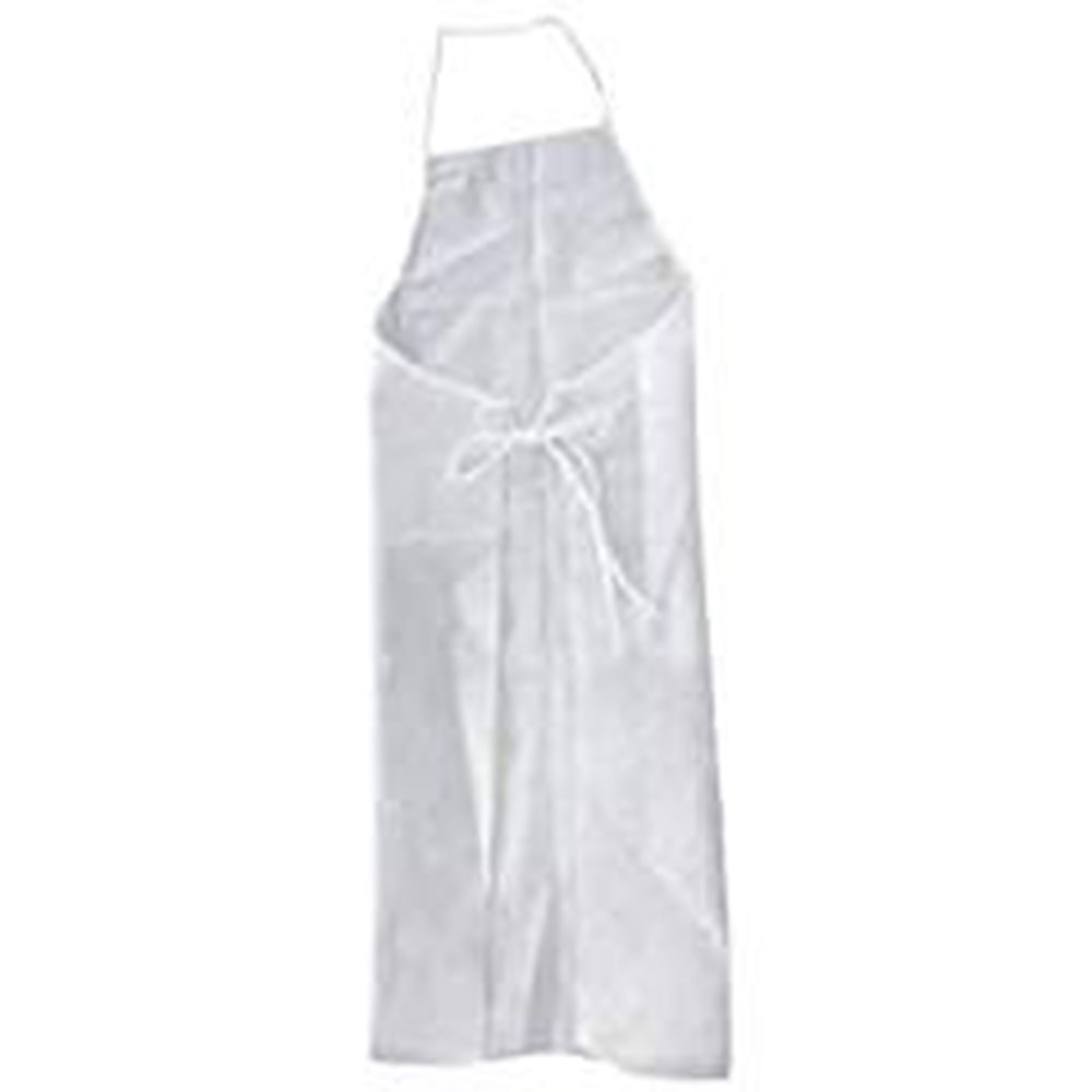 Goldmax Disposable Plastic Apron, 28in x 46in, 2 mil, White, Carton Of 5 MPN:1534-1