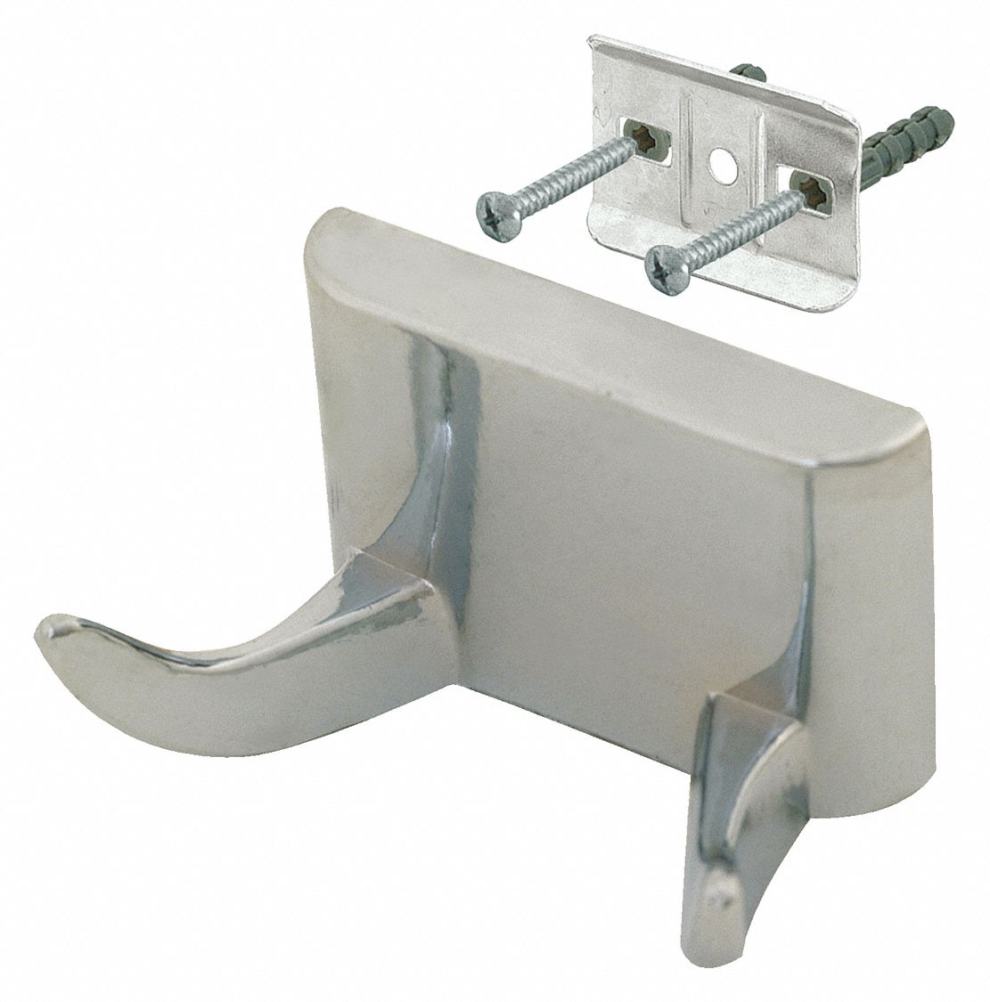 Robe Hook Metal Brushed 2 1/4 in W MPN:16241
