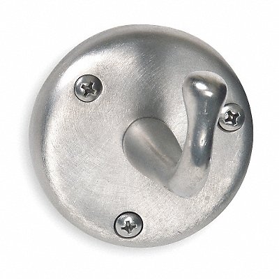 Bathroom Hook SS Satin 3 in W MPN:1ECL8