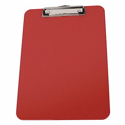 Clipboard Letter Size Plastic Red MPN:2LJX5
