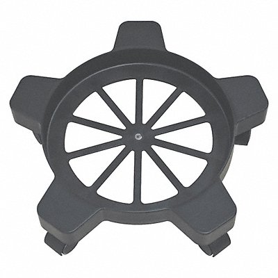 Pail Dolly 75 lb Plastic Black MPN:38RY68