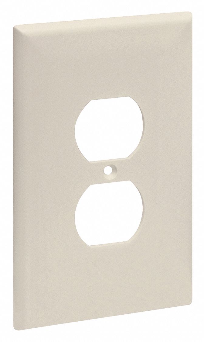 Duplex Receptacle Wall Plate Plastic MPN:62032