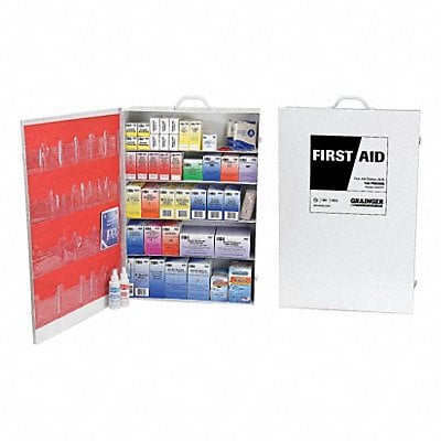 First Aid Kit Bulk White 2135Pcs 150 Ppl MPN:54606