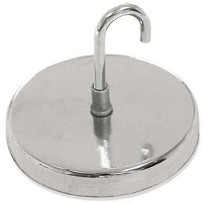 Magnetic Hook 20 lb 2 in Dia MPN:7218