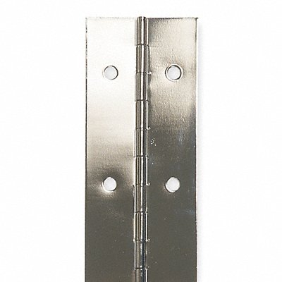 Continuous Hinge Nickel 2 ft 6 L 2 in W MPN:1CCG5