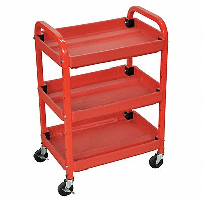 Utility Cart 300 lb Cap. Plstc 2 Shlvs MPN:ATC332