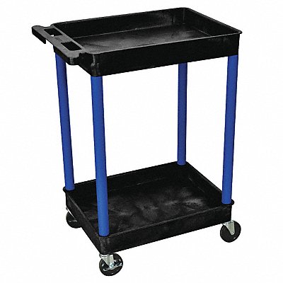 Utility Cart 300 lb Load Cap. 2 Shelves MPN:BKSTC11BU