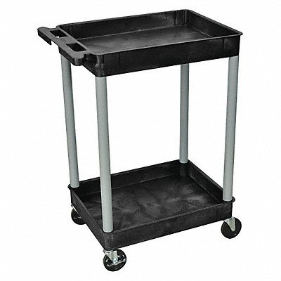 Utility Cart 300 lb Load Cap. 2 Shelves MPN:BKSTC11GY