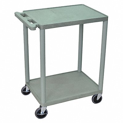 Utility Cart 300 lb Cap. PE 2 Shelves MPN:HE32-G