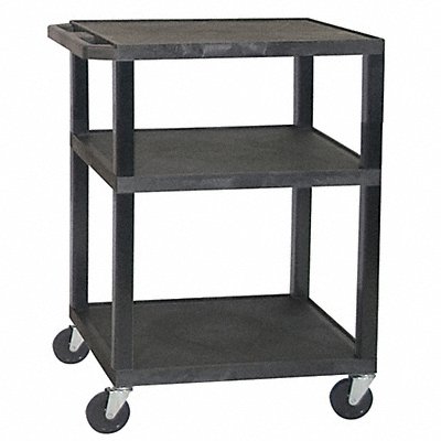 Utility Cart 300 lb Cap. Resin 2 Shlvs MPN:WT34E