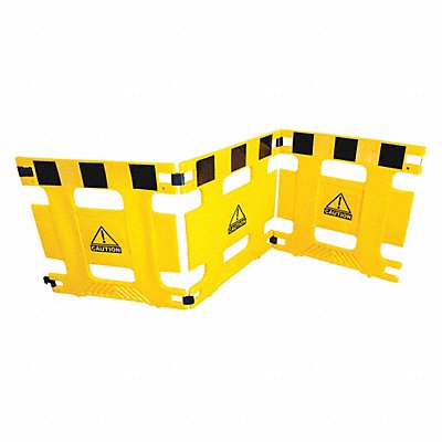 Barricade 3 Panel 108 In Length Yellow MPN:3UTN9