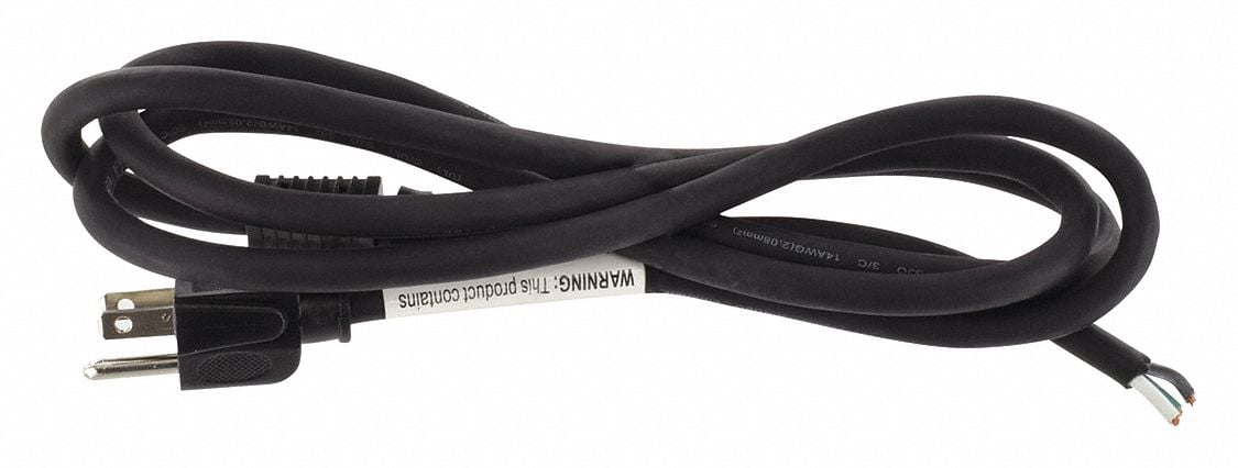 Power Cord 5-15P SJO 6 ft Blk 15A 14/3 MPN:E3607