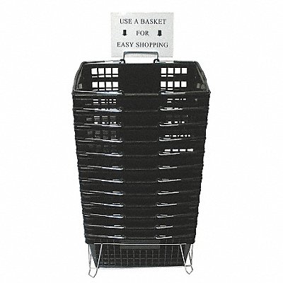 G1931 Hand Basket Polypropylene8 5/8 in PK12 MPN:RWR-HDB-BK01ST