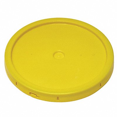 Plastic Pail Lid Yellow HDPE MPN:ROP2100CVR-TT-Y