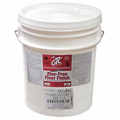 No Zinc Floor Finish 5 gal Bucket MPN:DIC12-5