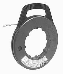 Fish Tape, Tape Type: Fish Tape , Material: Fiberglass , Tape Thickness (Decimal Inch): 3/16 , Maximum Pulling Strength (Lb.): 400 , Includes: Case  MPN:542-150