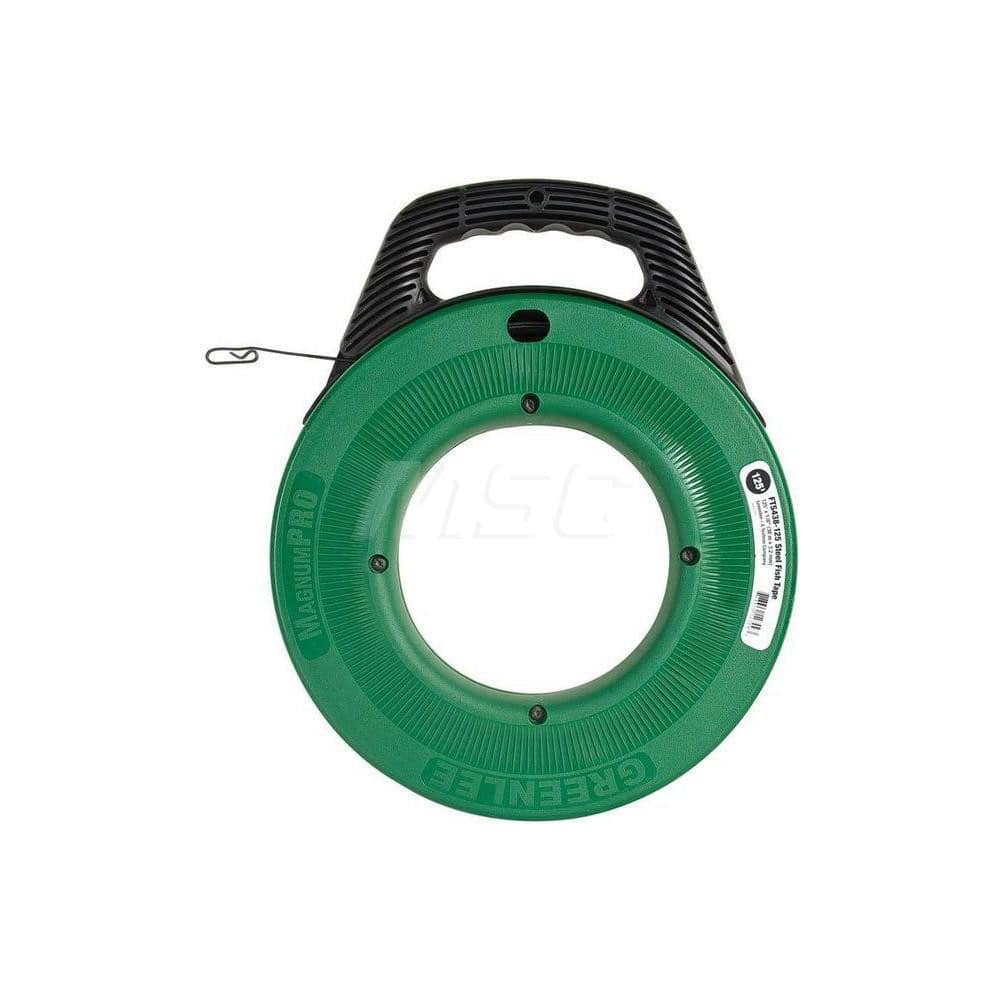 Fish Tape, Tape Type: Fish Tape , Material: Steel, Plastic , Tape Width (Decimal Inch): 1/8  MPN:FTS438-125BP
