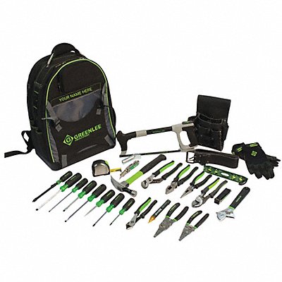 Electricians Tool Kit 28 pcs. Backpack MPN:0159-28BKPK