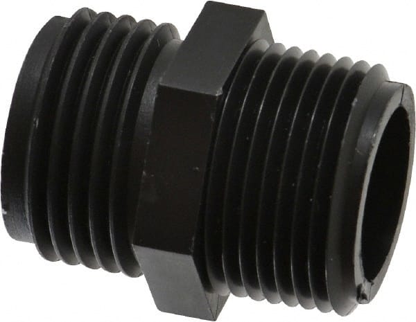 Garden Hose Adapter: Male Hose to Male Pipe, Polypropylene MPN:E 3434 P