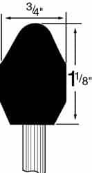 Mounted Point: 1-1/8