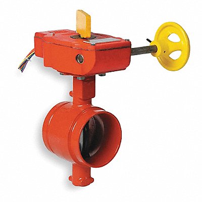 Butterfly Valve Grooved 3 In Iron MPN:7005015040