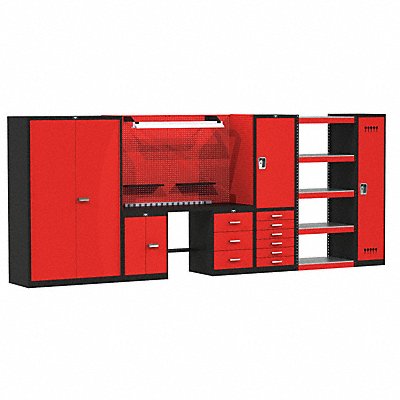 Modlr Cabnt/Shelving Set 78 H 210 W 24 D MPN:FKCOMPLETE-LG-S