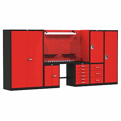 Modular Cabinet Set 78 H 168 W 24 D MPN:FKSECURESTOR-LG-S