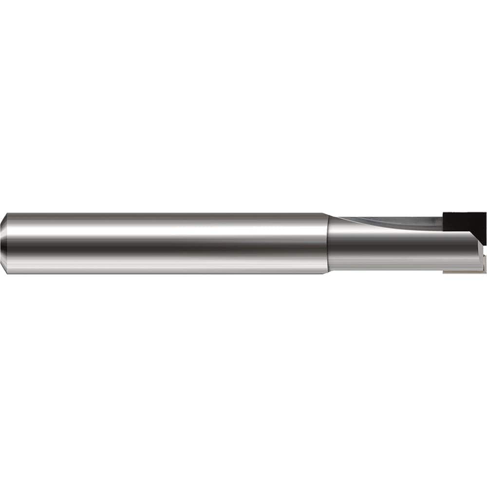 Square End Mill: 1/4'' Dia, 1/4'' LOC, 1/4'' Shank Dia, 2-1/2'' OAL, 2 Flutes, Brazed Solid Carbide MPN:12116