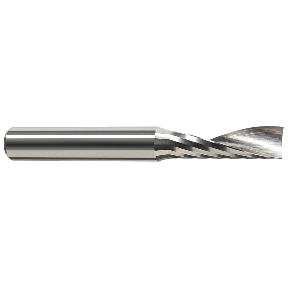 Square End Mill: 5/32'' Dia, 5/8'' LOC, 1/4'' Shank Dia, 2'' OAL, 1 Flute, Solid Carbide MPN:14210-20