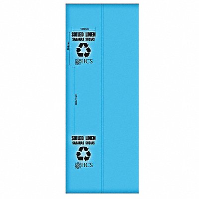 Soiled Linen Bag Plastic Blue PK250 MPN:HCS7022B