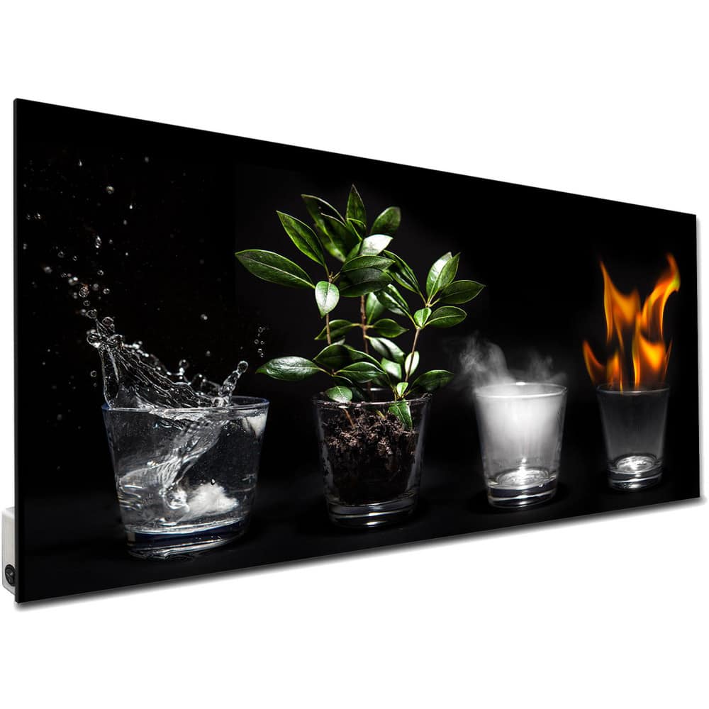 Electric Radiant Heaters, Heater Type: Decorative Radiant Glass Heater , Maximum Heating Capacity: 5118Btu/h , Minimum Heating Capacity: 5118Btu/h  MPN:HS-1648-V56