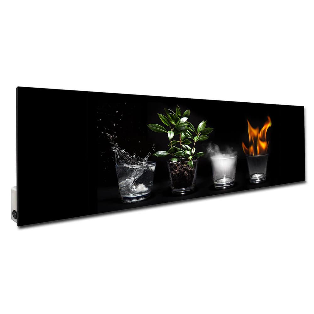 Electric Radiant Heaters, Heater Type: Decorative Radiant Glass Heater , Maximum Heating Capacity: 5118Btu/h , Minimum Heating Capacity: 5118Btu/h  MPN:HS-2472-V56