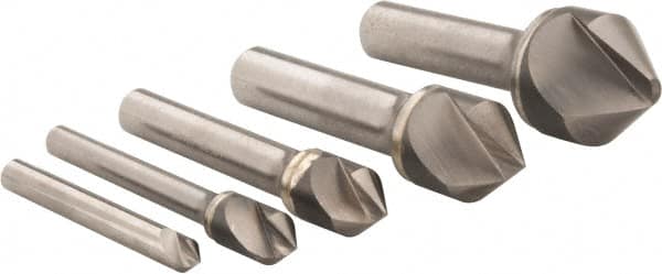 Countersink Set: 5 Pc, 1/4 to 1