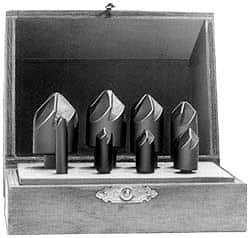 Countersink Set: 8 Pc, 1/4 to 1