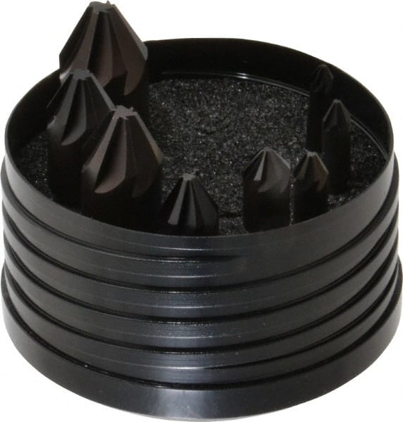 Countersink Set: 8 Pc, 1/4 to 1