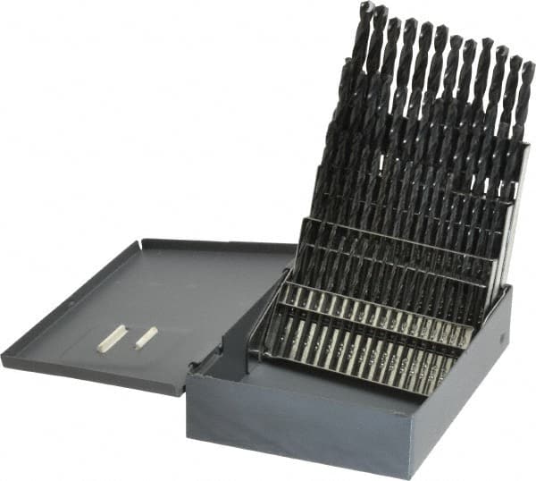 Drill Bit Set: Jobber Length Drill Bits, 60 Pc, 135 ° MPN:66693664