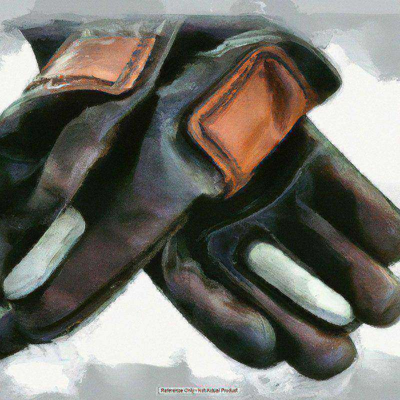 Leather Gloves Orange White XL PR MPN:4060-XL (10)