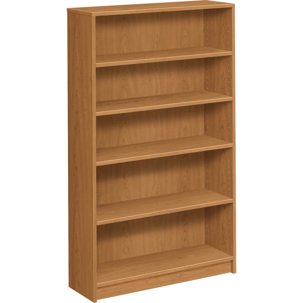 HON 1870 60inH 5-Shelf (3 Adjustable) Bookcase, Harvest MPN:1875C