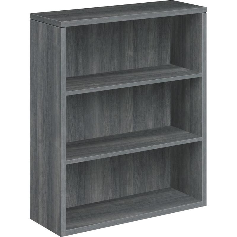 HON 10500 44inH 3-Shelf Bookcase, Sterling Ash MPN:HON105533LS1