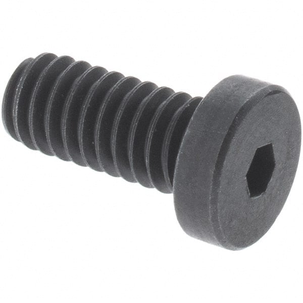 Hex Socket Cap Screw: M10x1.5 x 20.00 mm, Low Socket Cap, Alloy Steel, Black Oxide Finish MPN:69508