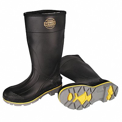 D0345 Rubber Boot Men s 11 Knee Black MPN:75109/11