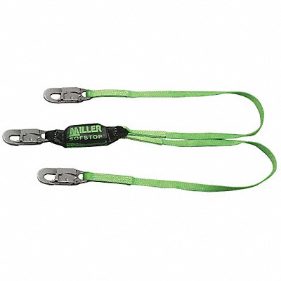 K3343 Shock-Absorbing Lanyard Green MPN:8798T-Z7/3FTGN